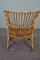 Fauteuil en Rotin avec Dossier Haut, Pays-Bas, 1950s 4