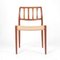 Model No. 83 Dining Chairs by Niels Möller, Denmark, 1960s, Set of 4 8