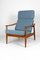 Upholstered Teak Highback Lounge Chair by Arne Vodder, 1960s 2