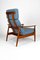 Upholstered Teak Highback Lounge Chair by Arne Vodder, 1960s 7