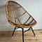 Italian Bamboo High Backed Chair, 1960s 4
