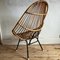 Italian Bamboo High Backed Chair, 1960s 7