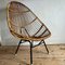 Italienischer Stuhl mit hoher Rückenlehne aus Bambus, 1960er 10