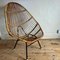 Italian Bamboo High Backed Chair, 1960s 9