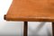 Tabouret Pliant Vintage en Teck et Cuir, Danemark, 1960s 11