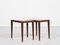 Mid-Century Danish Side Tables in Rosewood attributed to Severin Hansen for Haslev, 1960s, Set of 3, Image 5