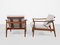 Mid-Century Danish Armchairs in Teak attributed to Arne Vodder for France & Søn, 1960s 4