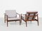 Mid-Century Danish Armchairs in Teak attributed to Arne Vodder for France & Søn, 1960s, Image 1