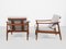 Mid-Century Danish Armchairs in Teak attributed to Arne Vodder for France & Søn, 1960s 5
