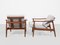 Mid-Century Danish Armchairs in Teak attributed to Arne Vodder for France & Søn, 1960s 3