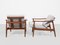 Mid-Century Danish Armchairs in Teak attributed to Arne Vodder for France & Søn, 1960s, Image 3