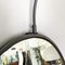 Specchio da terra moderno in metallo nero e chiaro attribuito a Forcolini per Alias, Italia, anni '80, Immagine 2