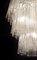 Lámpara de araña grande de tubos de cristal de Murano de tres niveles, años 90, Imagen 10