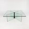 Table Basse Postmoderne en Verre, 1980s 1