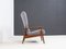 Teak Reclining Lounge Chair by Peter Wessel attributed to K. Rasmussen 12