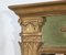 Espejo pequeño de madera dorada estilo Imperio, de finales del siglo XIX, Imagen 7
