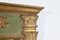 Espejo pequeño de madera dorada estilo Imperio, de finales del siglo XIX, Imagen 9