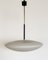 Large Italian Opaline Glass and Brass Pendant Light from Stilnovo, 1970s, Image 1