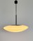 Large Italian Opaline Glass and Brass Pendant Light from Stilnovo, 1970s 4