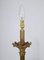 Lámpara de mesa con candelabro de bronce dorado, de finales del siglo XIX, Imagen 5