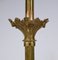 Lámpara de mesa con candelabro de bronce dorado, de finales del siglo XIX, Imagen 8