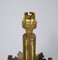 Lampada da tavolo portacandela in bronzo dorato, fine XIX secolo, Immagine 7