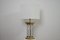 Lámpara de mesa Hollywood Regency de latón y vidrio acrílico, años 70, Imagen 2