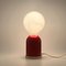 Little Man Red Lacquered Metal Lamp by Targetti Sankey, 1980s, Image 4