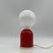 Little Man Red Lacquered Metal Lamp by Targetti Sankey, 1980s, Image 1