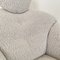 Italian Armchair in White Boucle Fabric, 1981, Image 10