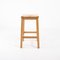 Vintage Reclaimed Laboratory Stool in Beech, Image 3