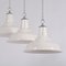 Industrial Pendant in White Enamel by Benjamin Electric 6