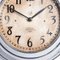 Petite Horloge Murale en Chrome par International Time Recording Co LTD 4