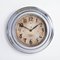 Small Chrome Wall Clock by International Time Recording Co LTD 1