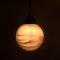 Lampe à Suspension Globes en Verre de Murano Marbré avec Raccords en Laiton Satiné 2