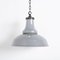 Reclaimed Industrial Vitreous Enamelled Pendant Light by Benjamin Electric, Image 13