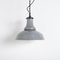Reclaimed Industrial Vitreous Enamelled Pendant Light by Benjamin Electric, Image 1