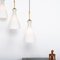 Lámparas colgantes de iglesia vintage de opalino. Juego de 3, Imagen 8