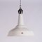 Industrial White Enamel Factory Lights by Benjamin Electric, Image 1