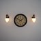 Opaline Glass Wall Light with Copper Adjustable Brackets 4