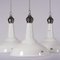 Industrial White Electric Enamel Factory Light from Benjamin 5