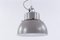 Lámpara de fábrica polaca con cristal prismático en gris mate, Imagen 1