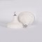 White Enamel Industrial Pendant by Benjamin Electric 3