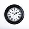 Reloj industrial con esfera y caja de acero esmaltado de Synchronome, Imagen 1