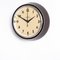 Petite Horloge d'Usine en Bakélite par Smiths English Clock Systems 1