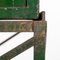 Industrieller grün lackierter Art Deco Stahl Schrank von CH Whittingham 5
