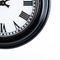 Industrielle Uhr mit Zifferblatt & Gehäuse aus emailliertem Stahl von Synchronome 15