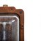 Lámpara de pared de mamparo mediano en ángulo lineal oxidado vintage, Imagen 4