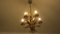 Mid-Century Gilt Tole Chandelier by Hans Kögl, 1960s 2