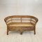 Mid-Century French Rattan Sofa, 1972 1